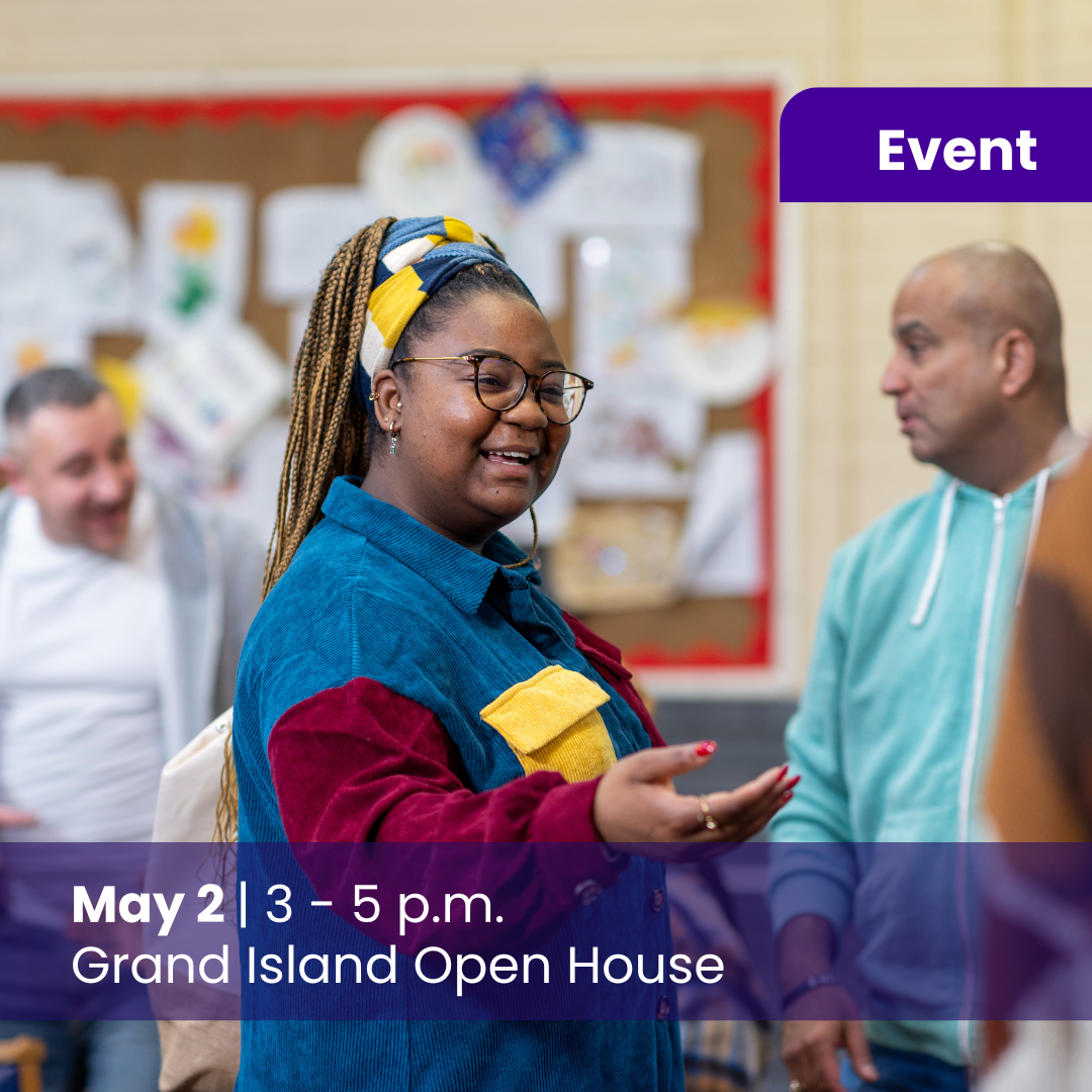 Grand Island open house header image.