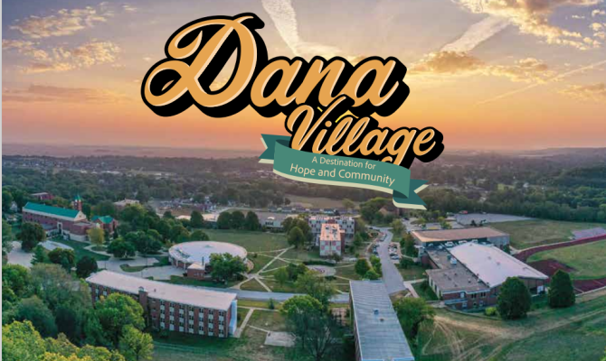 Dana Village Announcement graphic.