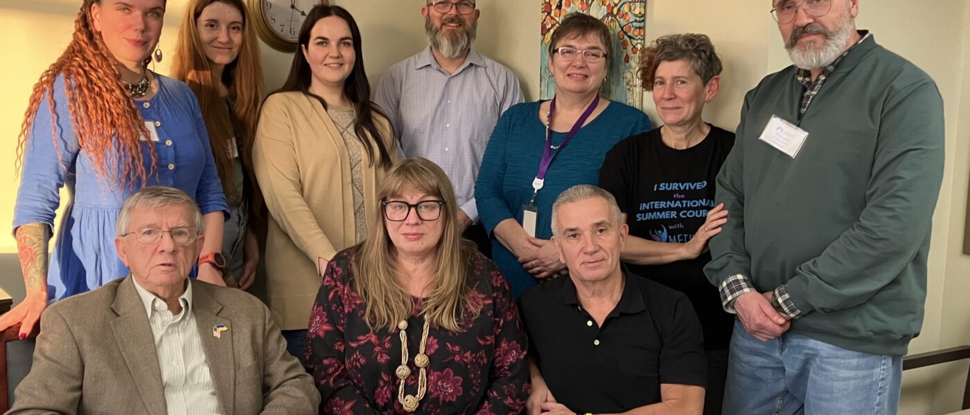 Ukrainian professionals visit with LFS experts.